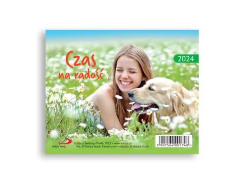 Kalendarz na biurko na 2024 "Czas na radość" - Edycja Świętego Pawła księgarnia chrześcijańska