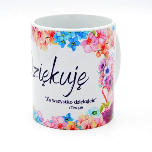 KUBEK "Dziękuję!" - Za wszystko dziękujcie (1 Tes 5,16) sklep chrześcijański