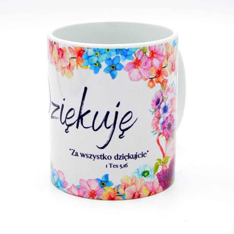 KUBEK "Dziękuję!" - Za wszystko dziękujcie (1 Tes 5,16) sklep chrześcijański