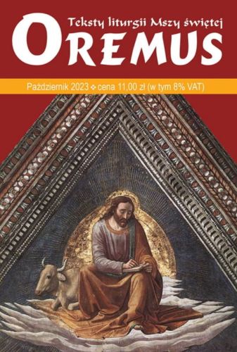 Oremus na PAŹDZIERNIK 2023 - teksty czytań i rozważania na każdy dzień sklep chrześcijański PROMIC wydawnictwo