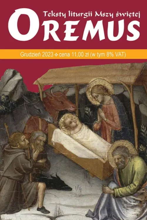 Oremus na GRUDZIEŃ 2023 - liturgiczne teksty czytań i rozważania na każdy dzień księgarnia religijna