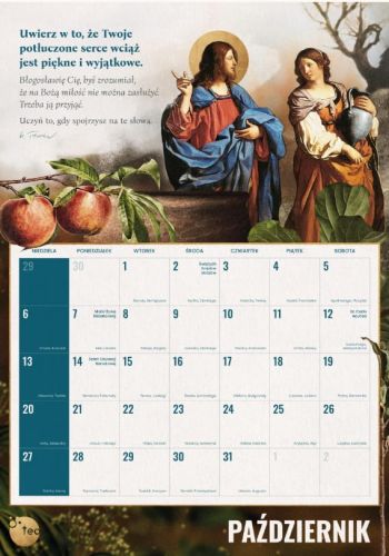 Dom Wydawniczy Rafael- Kalendarz ścienny 2024 z błogosławieństwami ks. Teodora Sawielewicza (Teobańkologia)
