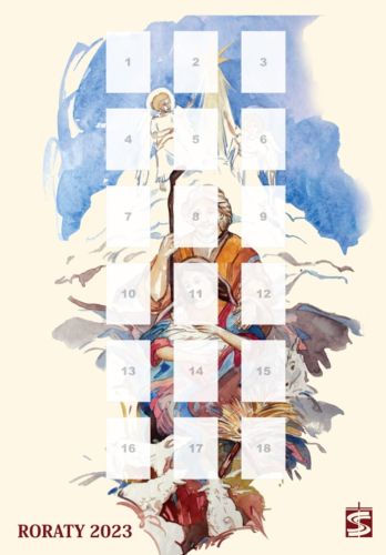 Wydawnictwo Świętego Stanisława w Krakowie: Sprawdziany - kontrolki na adwent 2023 "Adwent z kolędami" dla 30 dzieci