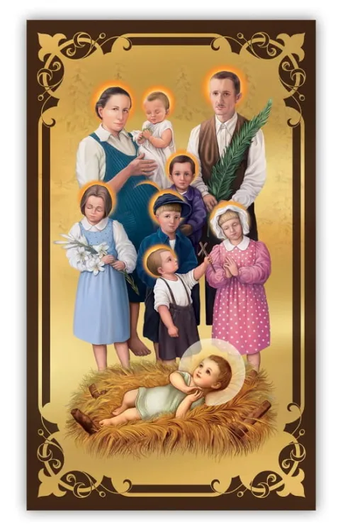 Obrazki na wizytę duszpasterską - kolędę z bł. Rodziną Ulmów księgarnia chrześcijańska