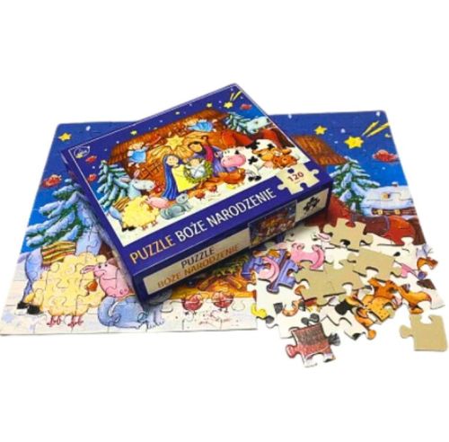 Sklep chrześcijański: Puzzle Boże Narodzenie 120 elementów WDS
