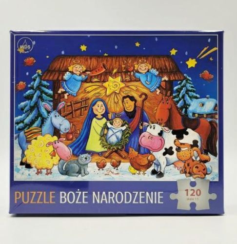 Sklep chrześcijański: Puzzle Boże Narodzenie 120 elementów WDS