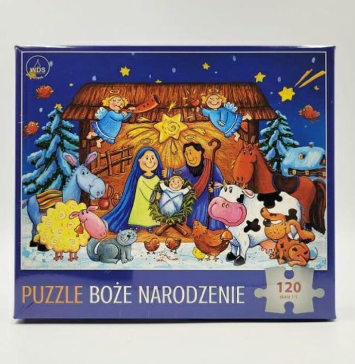 Sklep chrześcijański: Puzzle Boże Narodzenie 120 elementów WDS