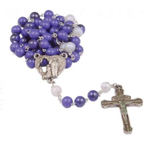 Jubileuszowy różaniec ku czci Matki Bożej z Lourdes S01 26G sklep chrześcijański