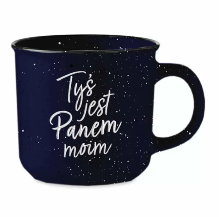 Kubek vintage o dużej pojemności "Tyś jest Panem moim" 400 ml  księgarnia chrześcijańska