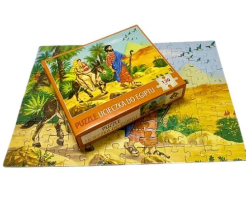 Sklep chrześcijański: Puzzle Ucieczka do Egiptu 120 elementów WDS