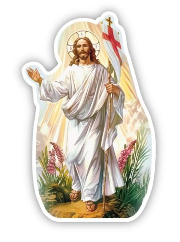 Naklejka wielkanocna Jezus Zmartwychwstały ACHNM52 księgarnia dewocjonalia upominki religijne