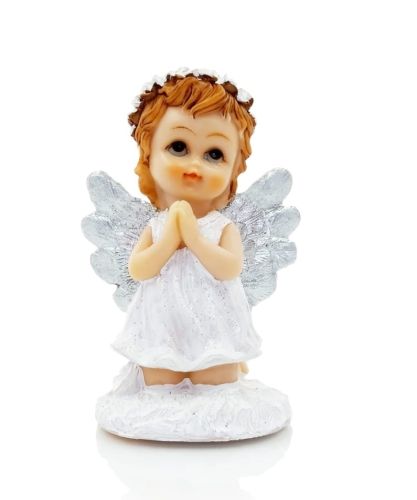 Aniołek ze złożonymi rączkami - drobny upominek XQ766B-A/B 10 cm - upominki religijne