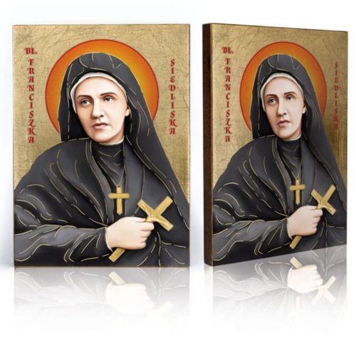 Błogosławiona Franciszka Siedliska - ikona złocona księgarnia chrześcijańska ikony religijne