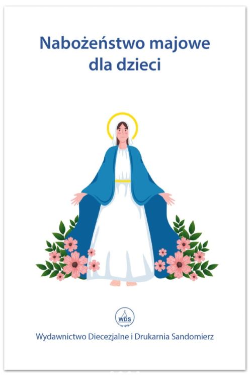 Nabożeństwo majowe dla dzieci - książeczka z litania i miejscem na potwierdzenie obecności - kontrolka na maj