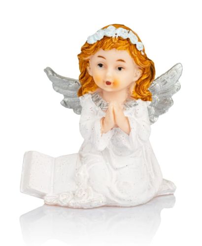 Aniołek modlący się 9 cm XQ7837B-A aniołek z książką