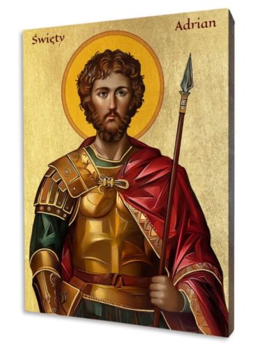 Ikona świętego Adriana sklep z ikonami ikony Świętych na bierzmowanie imieniny lub urodziny chrzest, święcenia