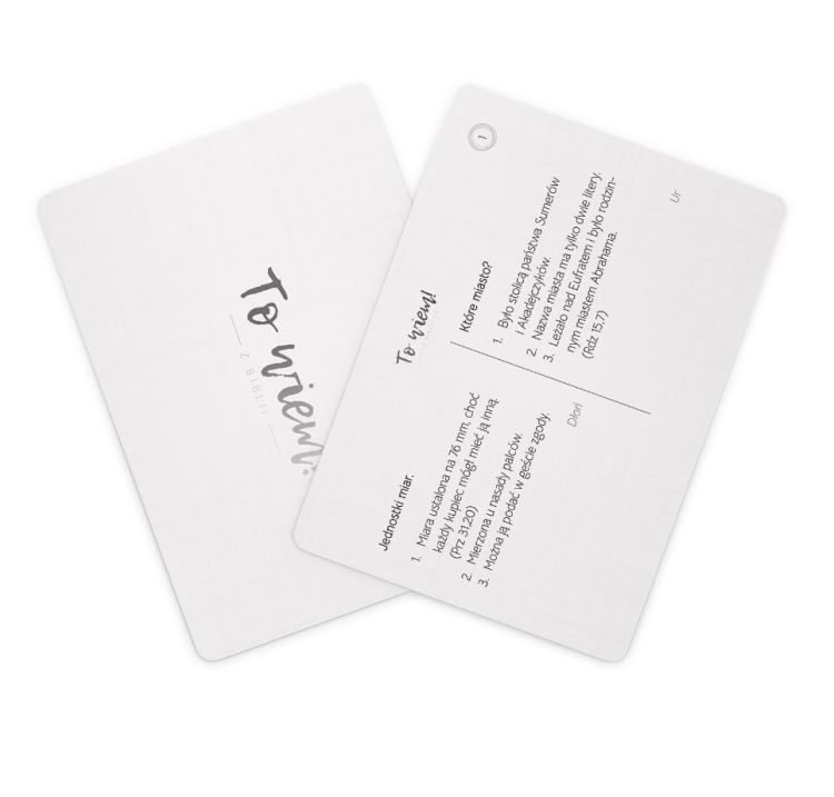 To wiem z Biblii - gra planszowa SZARON Wydawnictwo