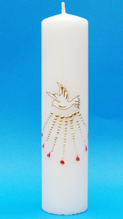 Świeca ołtarzowa samospalająca na bierzmowanie 24 cm e-religijne.pl