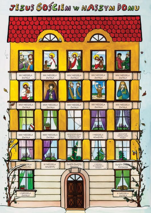 Sprawdziany Niedzielne 2024/2025: Jezus Gościem w Naszym Domu - kontrolki dla dzieci księgarnia wydawnictwo Świętego Stanisława w Krakowie