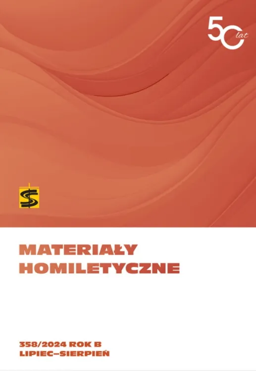 Materiały Homiletyczne 358/2024 rok B lipiec - sierpień 2024