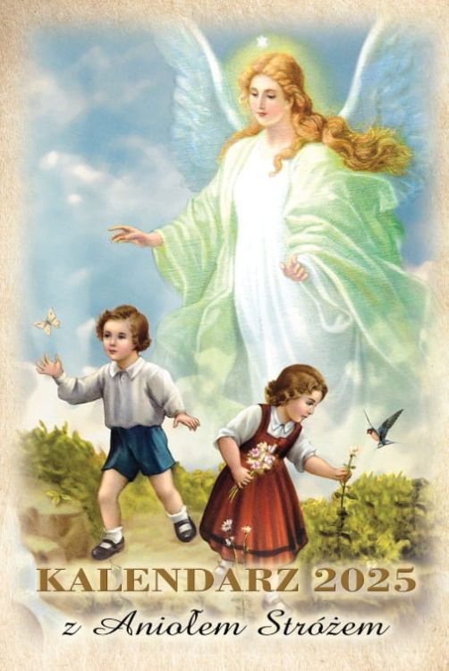 Kalendarz z Aniołem Stróżem dla dzieci na 2025 rok