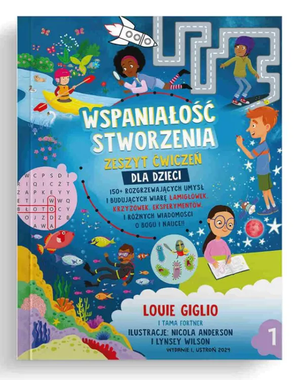 Wspaniałość stworzenia - Zeszyt ćwiczeń cz.1 - Louie Giglio i Tamara Fortner księgarnia chrześcijańska