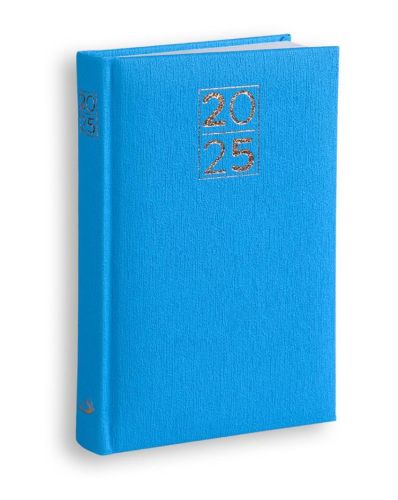 Terminarz B6 PRINT SPECIAL 2025 Edycji Świętego Pawła, błękitna okładka ze złotym napisem