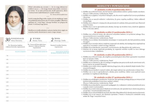 Jedność 2024/2025 - Innowacyjny terminarz dla katechetów od Wydawnictwa Jedność