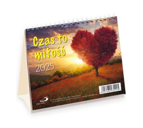 Kalendarz biurkowy 'Czas to miłość' 2025