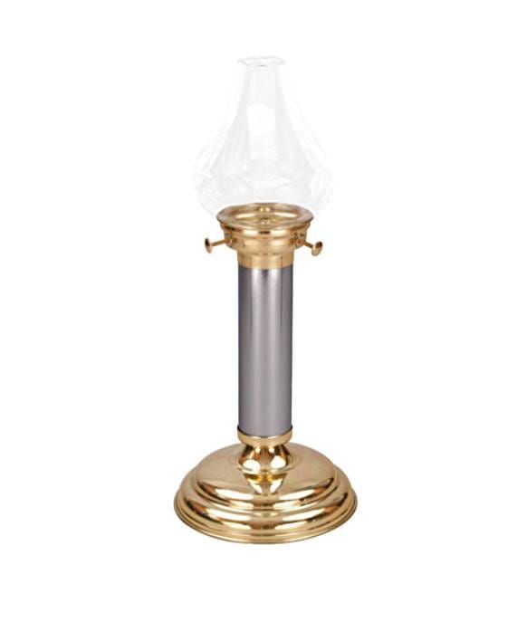 Lichtarz - akolitka z wymiennym wkładem, 30 cm szklany klosz L12-N sklep liturgiczny