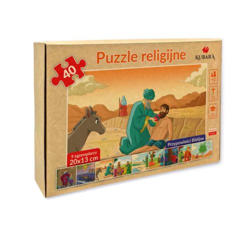Puzzle religijne - Przypowieści biblijne, zestaw 9 układanek