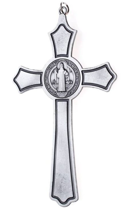 Krzyż św. Benedykta 12,5 cm do zawieszenia na szyi K002S