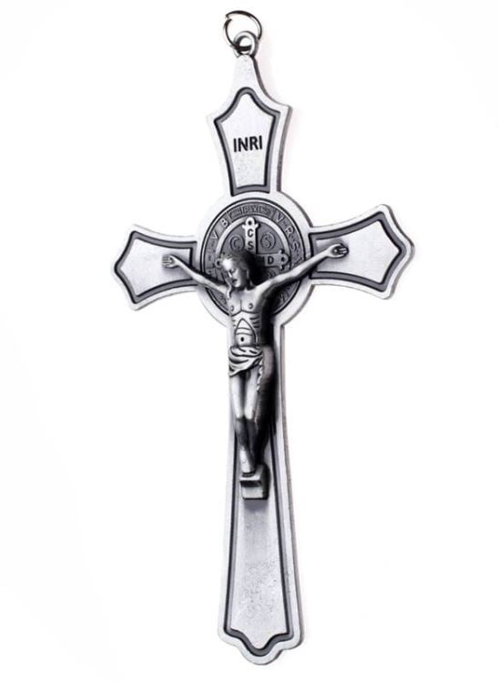 Krzyż św. Benedykta 12,5 cm do zawieszenia na szyi K002S