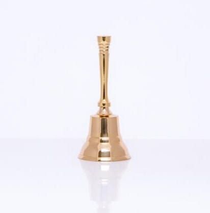 Dzwonek mosiężny liturgiczny 12 cm - 78615 sklep religijny dewocjonalia artykuły liturgiczne. Bogaty wybór dzwonków, gongów.