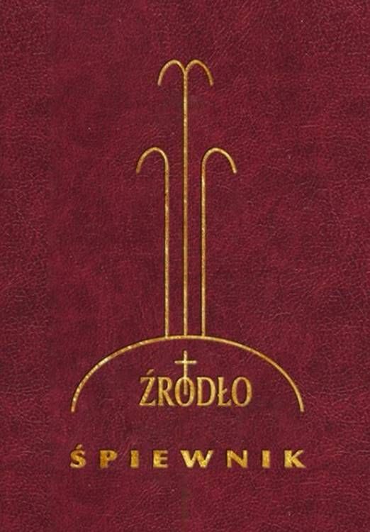 Śpiewnik liturgiczny Źródło - kompletny zbiór nut i pieśni kościelnych, wydanie z kolorowymi zakładkami