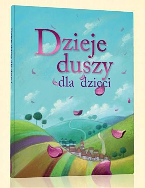 Spadające płatki róż św. Teresy z Lisieux - symboliczna ilustracja z książki Dzieje duszy dla dzieci | Flos Carmeli