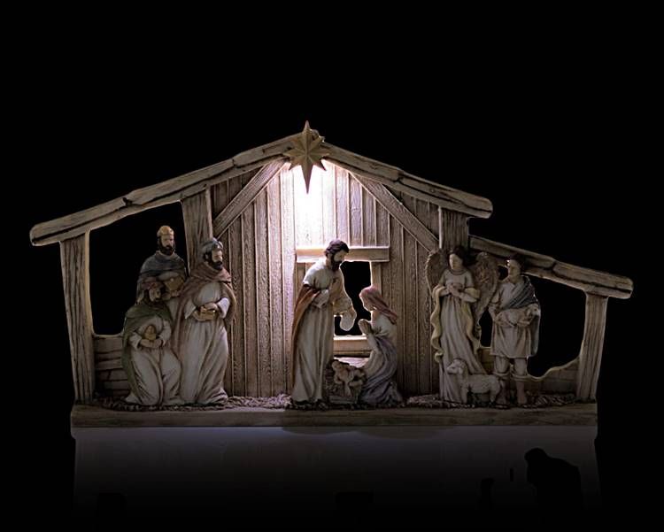 Szopka "Światło nadziei" KWA16176 z podświetleniem LED