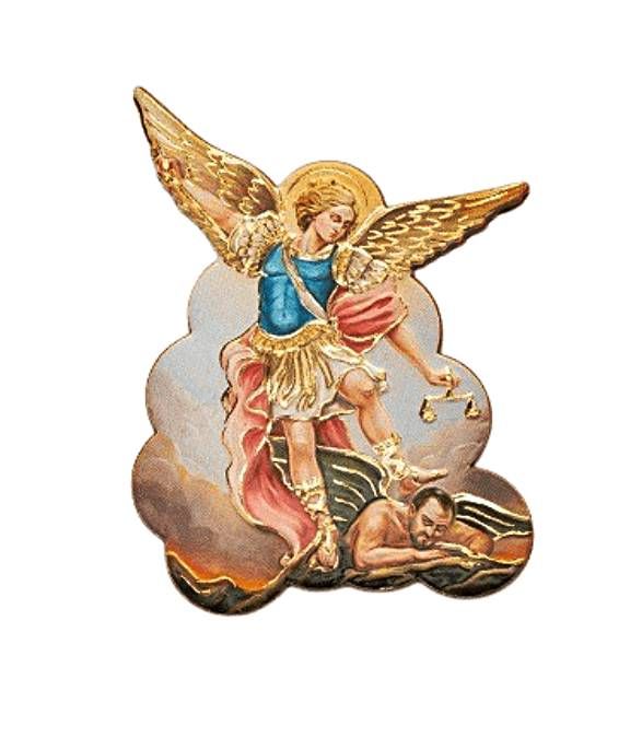 Magnes ze św. Michałem Archaniołem, włoskie wykonanie, doskonały na prezent