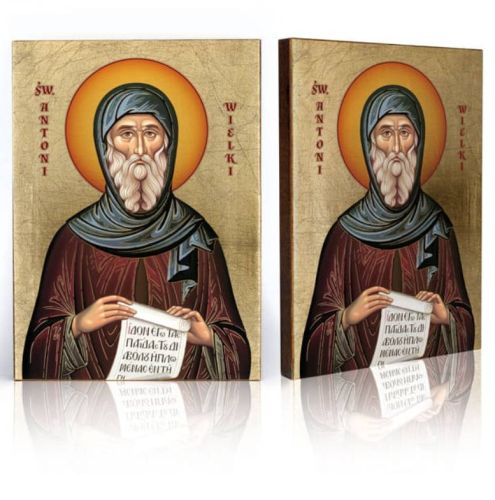 Ikona Świętego Antoniego Wielkiego – Pustelnika i Ojca Monastycyzmu sklep chrześcijański