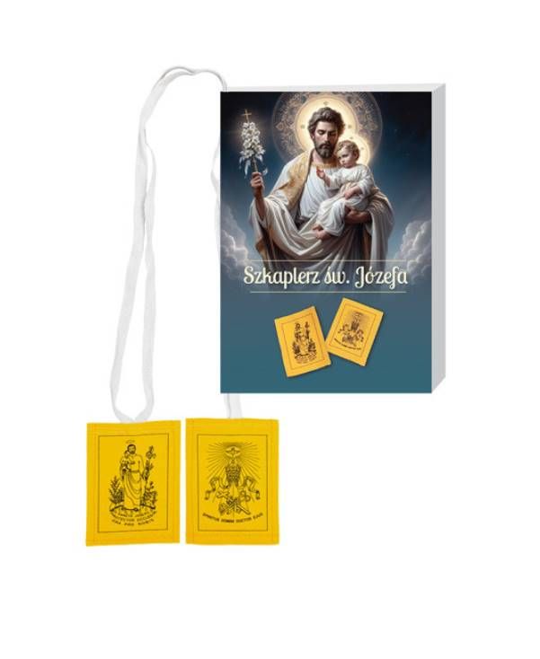 Modlitewnik Szkaplerz św. Józefa z dołączonym autentycznym szkaplerzem wykonanym przez Siostry Klaryski | księgarnia religijna