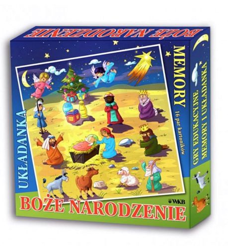 BOŻE NARODZENIE. Memory i układanka księgarnia chrześcijańska religijny sklep wydawnictwo karmelitów bosych e-religijne.pl