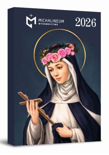 kalendarzyk kieszonkowy św. Rita 2026, terminarz liturgiczny św. Rita Cascia, kalendarzyk do sutanny św. Rita