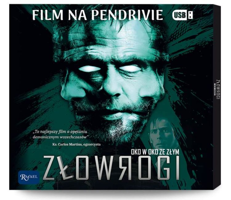 Złowrogi film pendrive USB horror duchowy egzorcyzm personalny diabeł | DOM Wydawniczy Rafael
