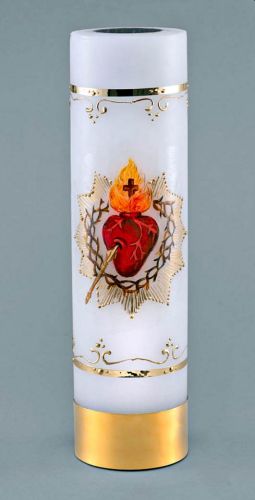 Świeca liturgiczna na wkład olejowy - Najświętsze Serce Jezusa OR14B