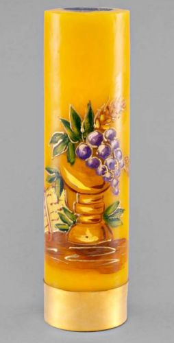 Swieca_Eucharystyczna.jpgŚwieca liturgiczna na wkład olejowy - Kielich Eucharystyczny OR02Ż | Kraków produkcja świec liturgicznych