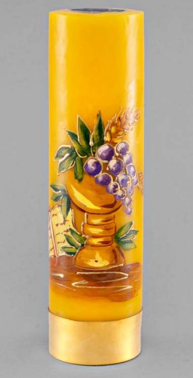 Swieca_Eucharystyczna.jpgŚwieca liturgiczna na wkład olejowy - Kielich Eucharystyczny OR02Ż | Kraków produkcja świec liturgicznych