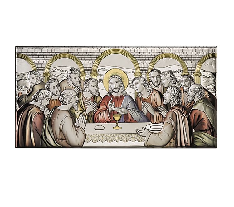 Ikona Ostatniej Wieczerzy – Chrystus daje siebie w Eucharystii. Włoskie rzemiosło