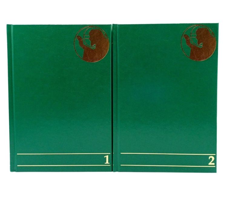 Dwa tomy księgi liturgicznej Obrzędy błogosławieństw w zielonej twardej oprawie ze złotymi tłoczeniami, wydanie 2025 | księgarnia świętego Jacka