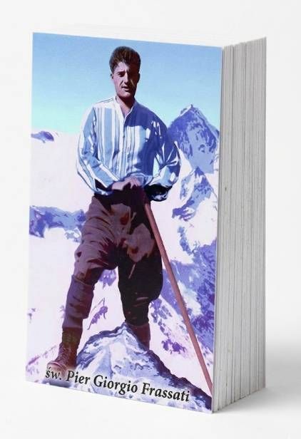Obrazki z modlitwą św. Pier Giorgio Frassati (100 szt.)