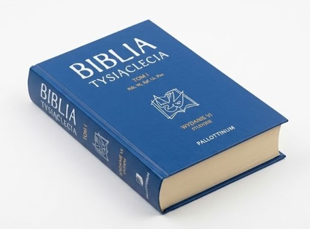 Biblia Tysiąclecia wydanie VI studyjne tom I Pięcioksiąg okładka granatowa Pallottinum